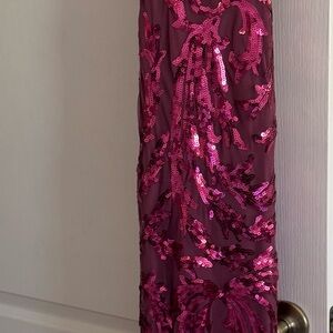 Pink Sequin Dress